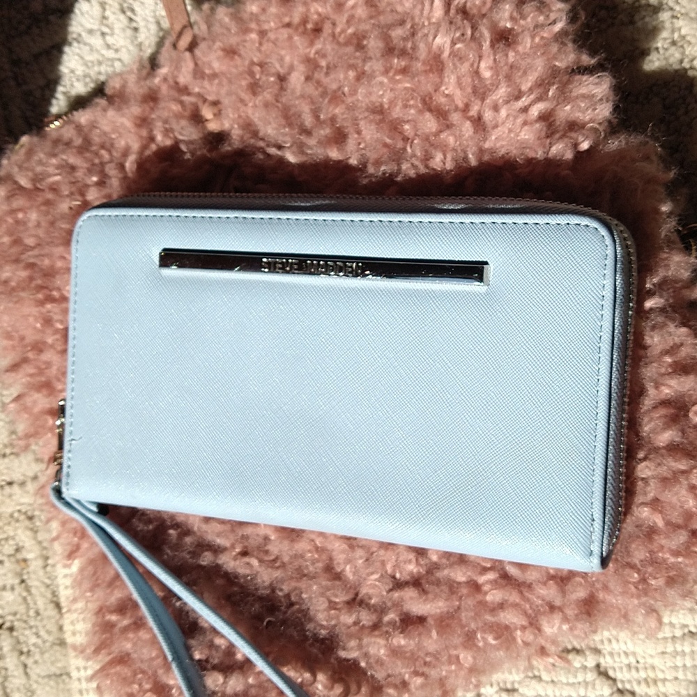 Baby blue Steve Madden wallet